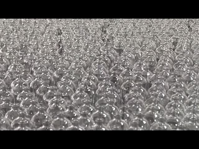 200ml Clear Molded Glass Vial Type I II III Rubber Stoppered Reagent Bottles