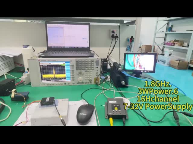 1.8GHz 3W 16 Channels RF Power Video Transmitter Video Sender Transmitter