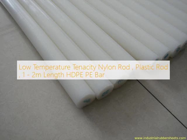 Low Temperature Tenacity HDPE Rod and PE Bar with 100% Virgin HDPE Material and High Tensile Strength