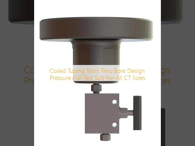 Pressure Pull Test Sub for CT Performance