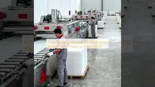 Weatherproof Flexible PP Advertising Board Plastic Material Sheet ODM