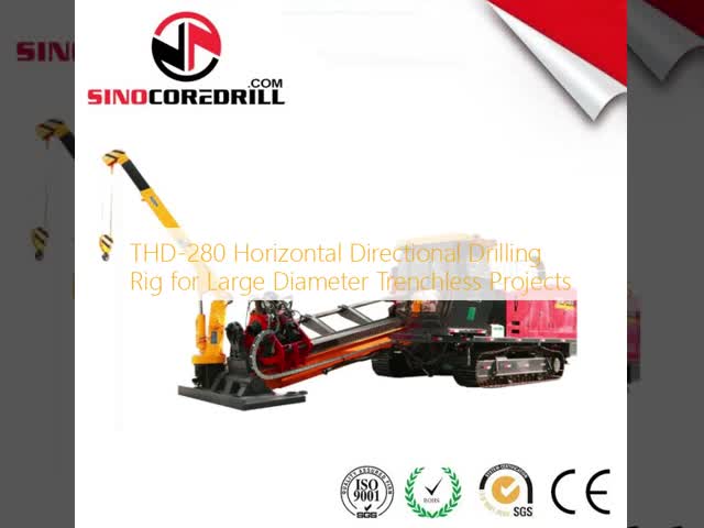THD-280 Horizontal Directional Drilling Rig for Large Diameter Trenchless Projects