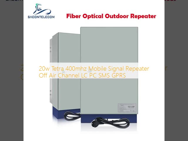 20w Tetra 400mhz Mobile Signal Repeater Off Air Channel LC PC SMS GPRS