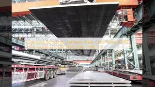 Explosive Bonding Stainless Steel Clad Plate A240 316L SA516 Gr.70N EN10204 TYPE 3.2