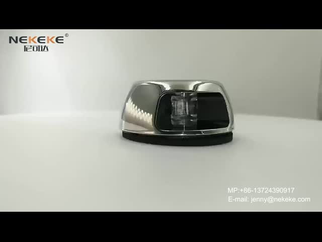 68×322mm LED Bi-Color Navigation Light with Marine Vessel Safety Compliance and Energy Efficient 12V 3W SS304 Design