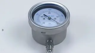 2.3 Inch 60MM Industrial Capsule Pressure Gauge