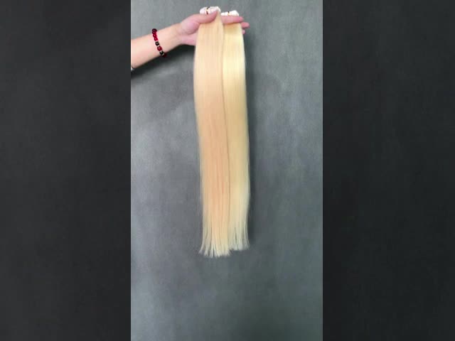 2025 Top Selling 100% Raw Virgin Blonde Human Hair Bundles Weft Light Color Hair Bundles