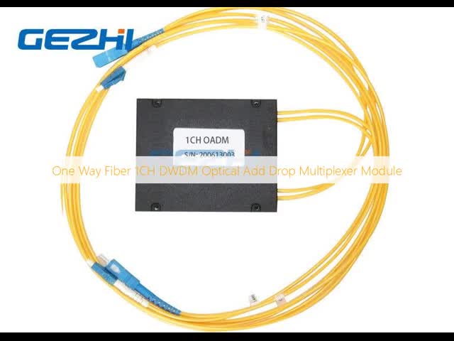 One Way Fiber 1CH DWDM Optical Add Drop Multiplexer Module