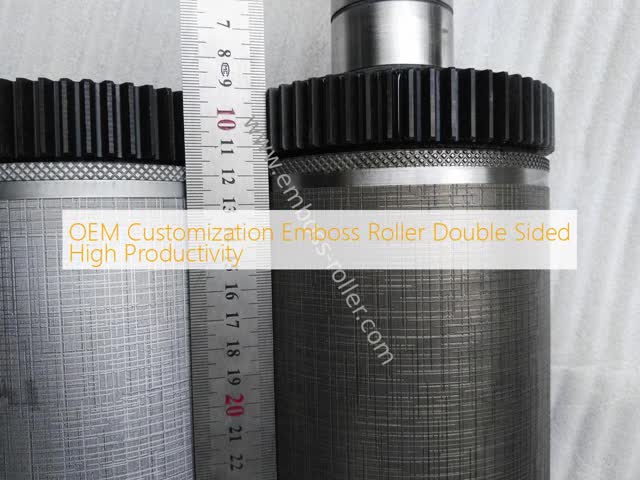 OEM Customization Emboss Roller Double Sided High Productivity