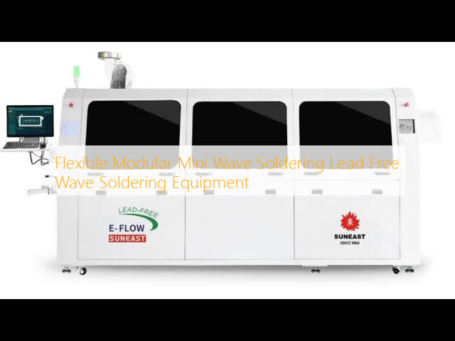 Flexible Modular Mini Wave Soldering Lead Free Wave Soldering Equipment