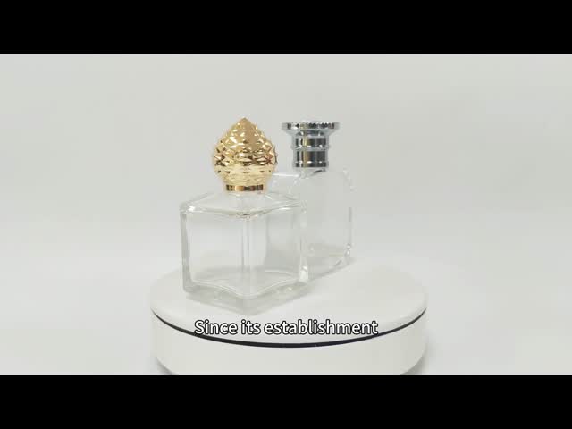 Durable plastic pump refillable perfume bottle 50ml capacity designed for fragrance dispensing and stylish presentation