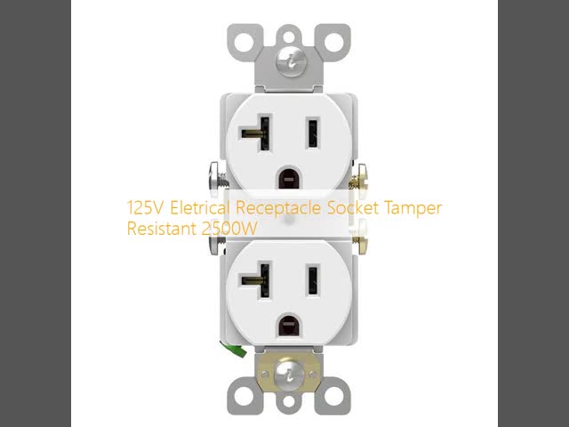 125V Eletrical Receptacle Socket Tamper Resistant 2500W