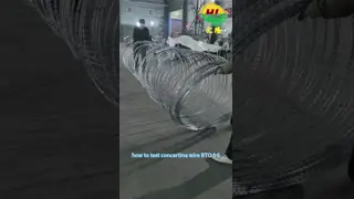 Multiple Usages Concertina Razor Wire Fence 730mm Hot Dipped Galvanized