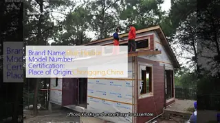 Various Colors Prefabricated Studio Shed Customized For Shop And Other Uses