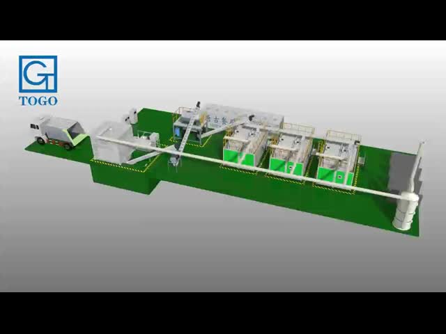 30Tons Per Day Waste Disposal Equipment Food Waste Shredder Organic Waste Recycling