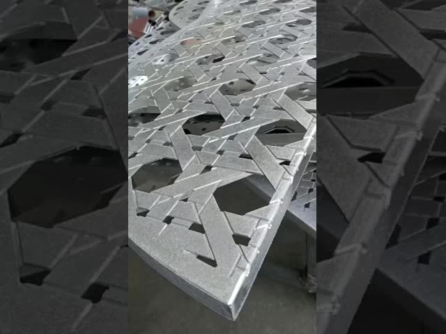 Simulated Woven Grid Perforated Aluminum Sheets – For Curtain Walls, Exterior Walls & Ceilings, Available in Various Hole Patterns!