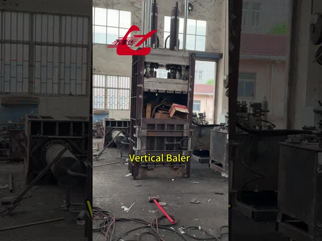 Y82-63 Vertical Hydraulic Baler with 63-Ton Press Force and 1100 × 770 mm Bale Size for Warehouse and Light Recycling Applications