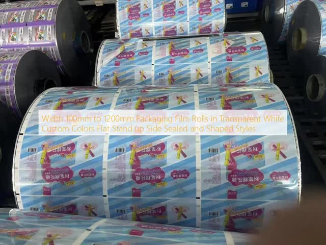 Flexible Packaging Film Rolls with 500 - 5000 Meters Length per Roll, Heat Sealable and Free Samples Available