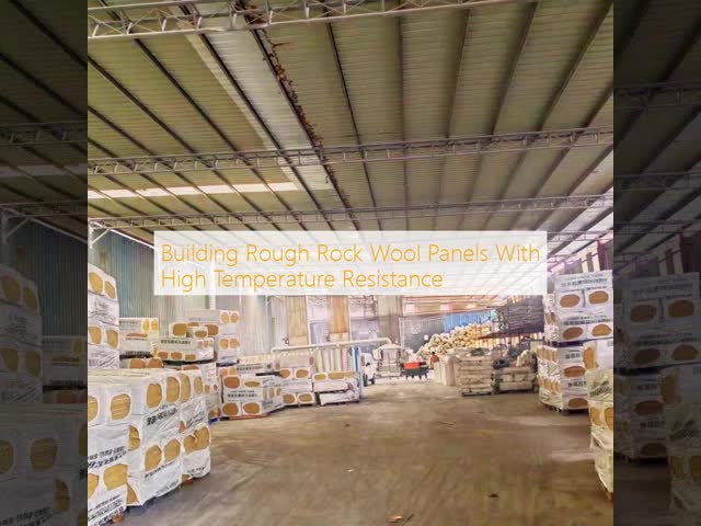 Building Rough Rock Wool Panels With High Temperature Resistance