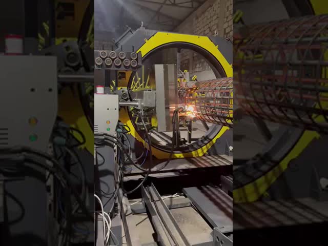 steel bar cage machine