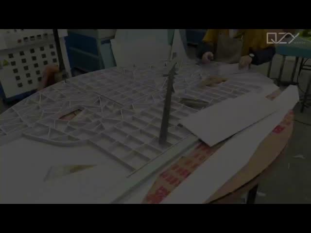 Aesthetic Villa Sales Model with 1:25 Scale Architecture Structural Model for Display and Study