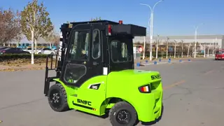 3.5 Ton Diesel Forklift with Reinforced Chassis and USA Curtis Controller for Heavy-Duty Operations
