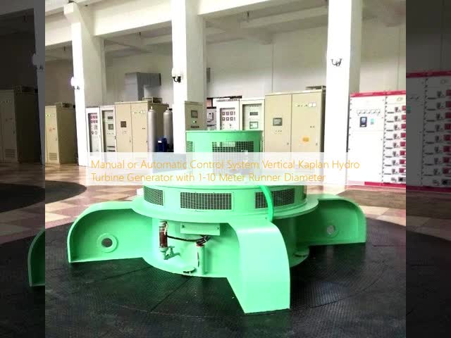 Manual or Automatic Control System Vertical Kaplan Hydro Turbine Generator with 1-10 Meter Runner Diameter and 300KW-20MW Rated Power