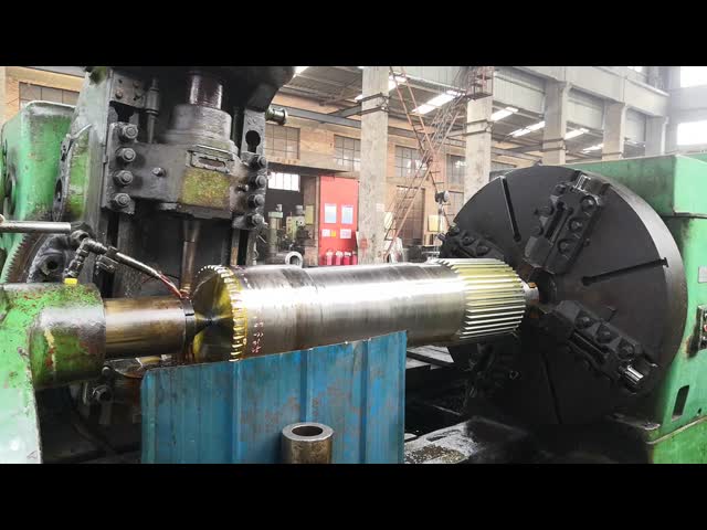 Custom Made Straight Sided Spline Gear Shaft AISI 4140 Steel with Spline Milling and Grinding