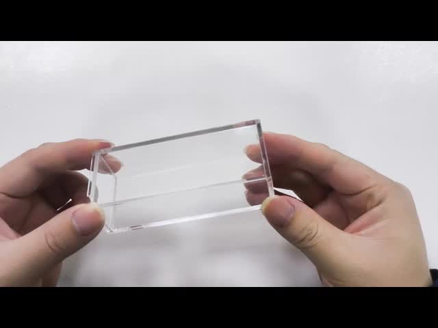 Customize Acrylic Storage Box with Lid Acrylic Box with Sliding Lid