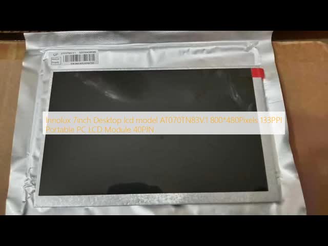 Innolux 7inch PC LCD Module with 800*480 Pixels Resolution and 400 cd/m² Brightness