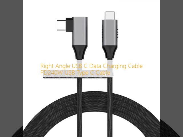 Right Angle USB C Data Charging Cable PD240W USB Type C Cable