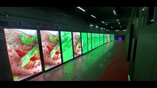 640*1280mm Double sided LED display Outdoor Street Pole Led Screen