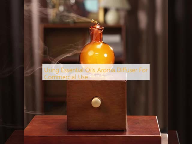 Commercial Use Electric Essential Oils Aroma Diffuser USB Powered Wooden Air Diffuser