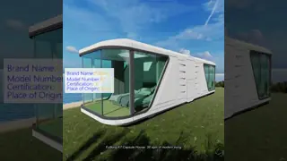 Fullking K7 38 sqm Capsule House with Aluminum Panel and Modern Design for Urban Living