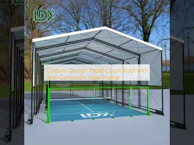 The Ultimate Sheltered Padel Facility: Precision-Engineered Court Canopy