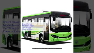 Passenger And Cargo Areas Separated Pure Electric bus TEG6661BEV01 long last bus