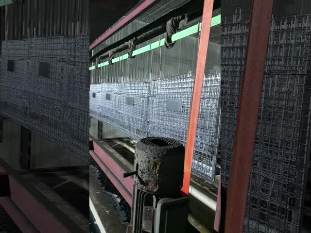 Heavy Duty Stackable Galvanized Foldiding Storage Wire Mesh Cages