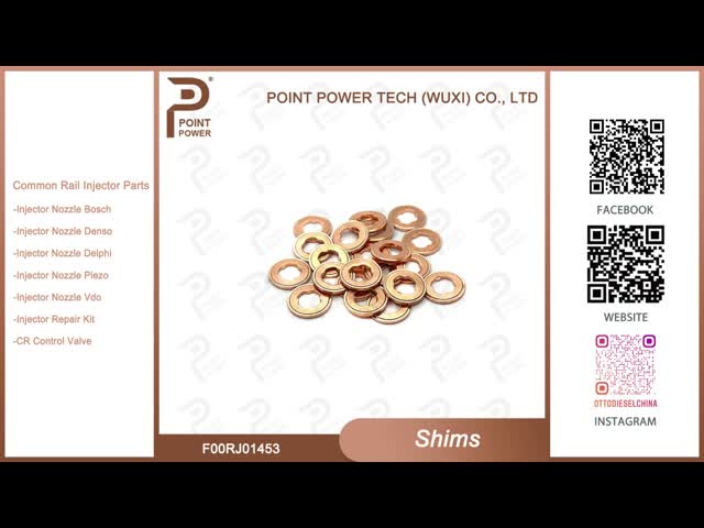 New F00RJ01453 Injector Nozzle Copper Washer F00R J01 453 Diesel Sprayer Gasket For Shim