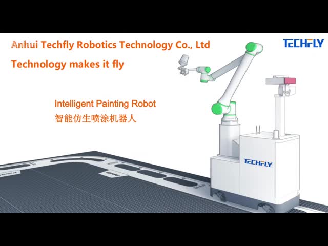 Painting Robot With Self Teaching For Metal Parts Auto Parts Furniture Motorcycle Parts Industries Model TR-90E