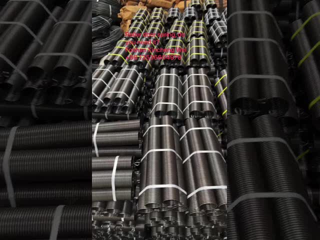 82B Wire Steel Rolling Garage Door Torsion Spring With Single / Double Hook