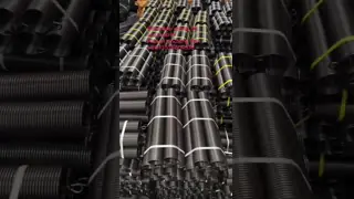 82B Wire Steel Rolling Garage Door Torsion Spring With Single / Double Hook