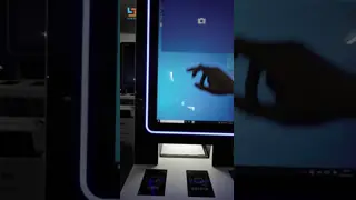 21.5 inch Touch Display Self  Check in Hotel  Kiosk With  Key Dispenser And Passport Reader