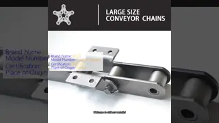 Cinta transportadora de encargo del elevador de cubo de la echada 100m m con los accesorios