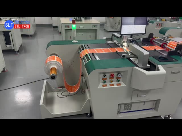 R2R Dual Head CCD Hole Punching Machine for Labels