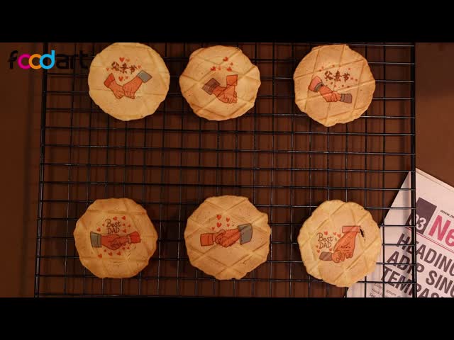 Piezoelectric Industrial Food Printer Machine CMYK Full Color 75m/Min