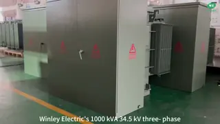 Pad Mounted Transformer 3 Phase 1000Kva 34.5Kv to 208V Radial Feed Ceramic Sleeve oil immersed power transformer
