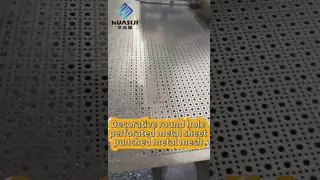 304 Stainless Steel Metal Punch Plate Perforated Mesh Aluminum Punch Plate 1-50m