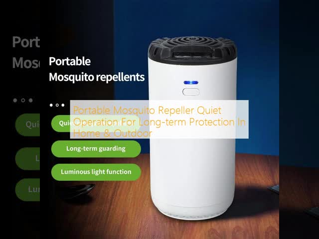 Home Outdoor 10W Ultrasonic Portable Mosquito Repeller Quiet Operation With Luminous Light