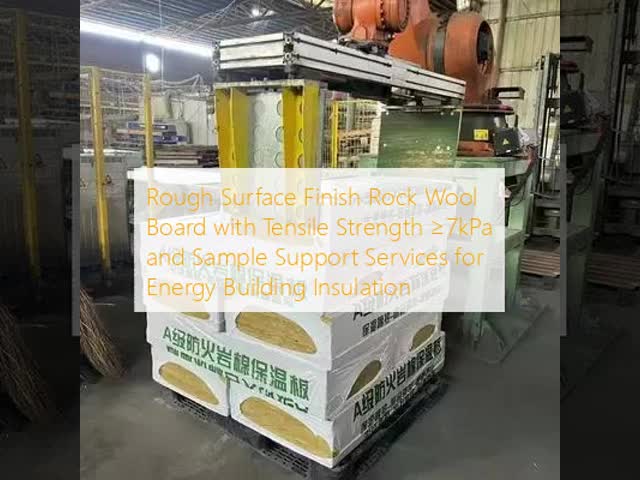 Rough Surface Finish Rock Wool Board with Tensile Strength ≥7kPa and Sample Support Services for Energy Building Insulation