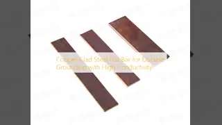 Copper Clad Steel Flat Bar for Durable Grounding with High Conductivity